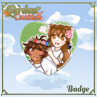 Pupkit with Cookie - Garden of Creations Collab - Button