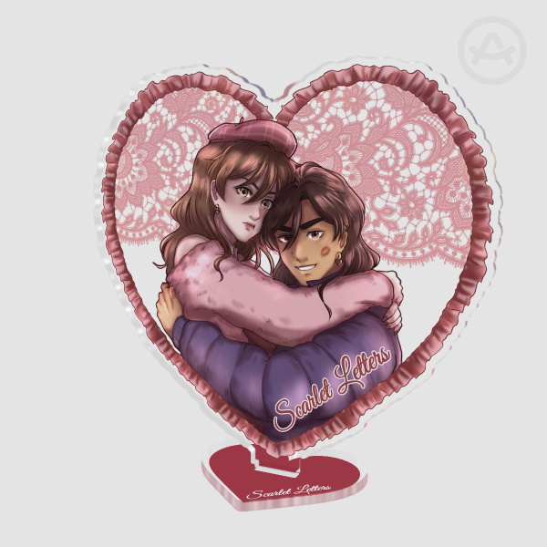 Scarlet Letters Clear Acrylic Standee - Heart Season Special 2026
