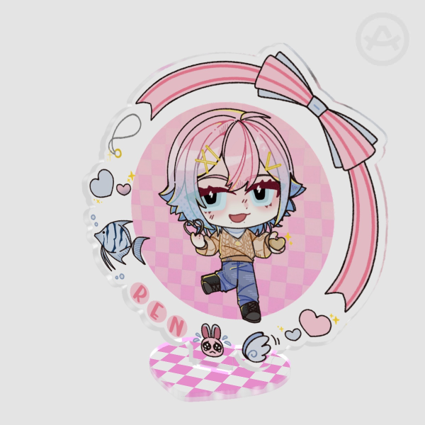 Ren Valentine Baking Clear Acrylic Standees