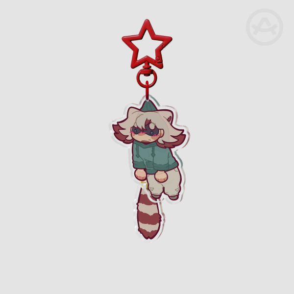 Fu Gachiakuta Tail-wagging Keychain