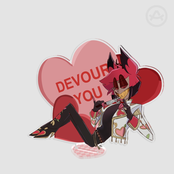 "Devour You" Alastor Valentine Acrylic Standee VER. A