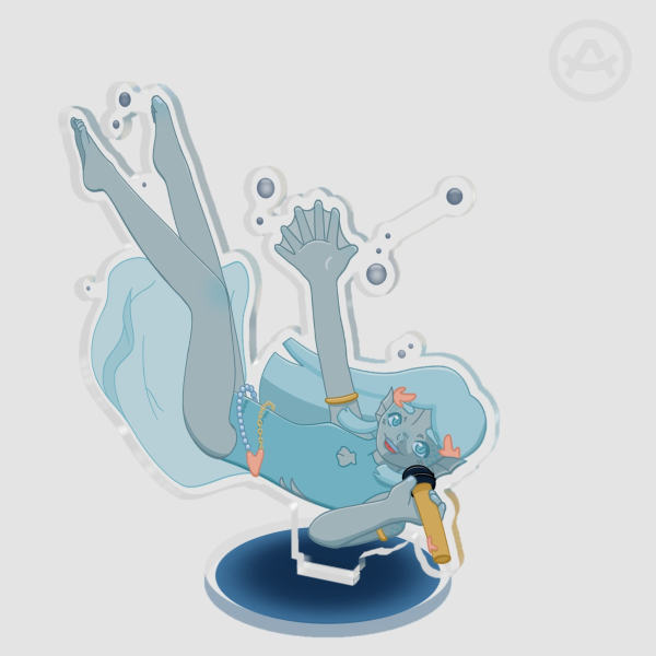Siren Clear Acrylic Standee
