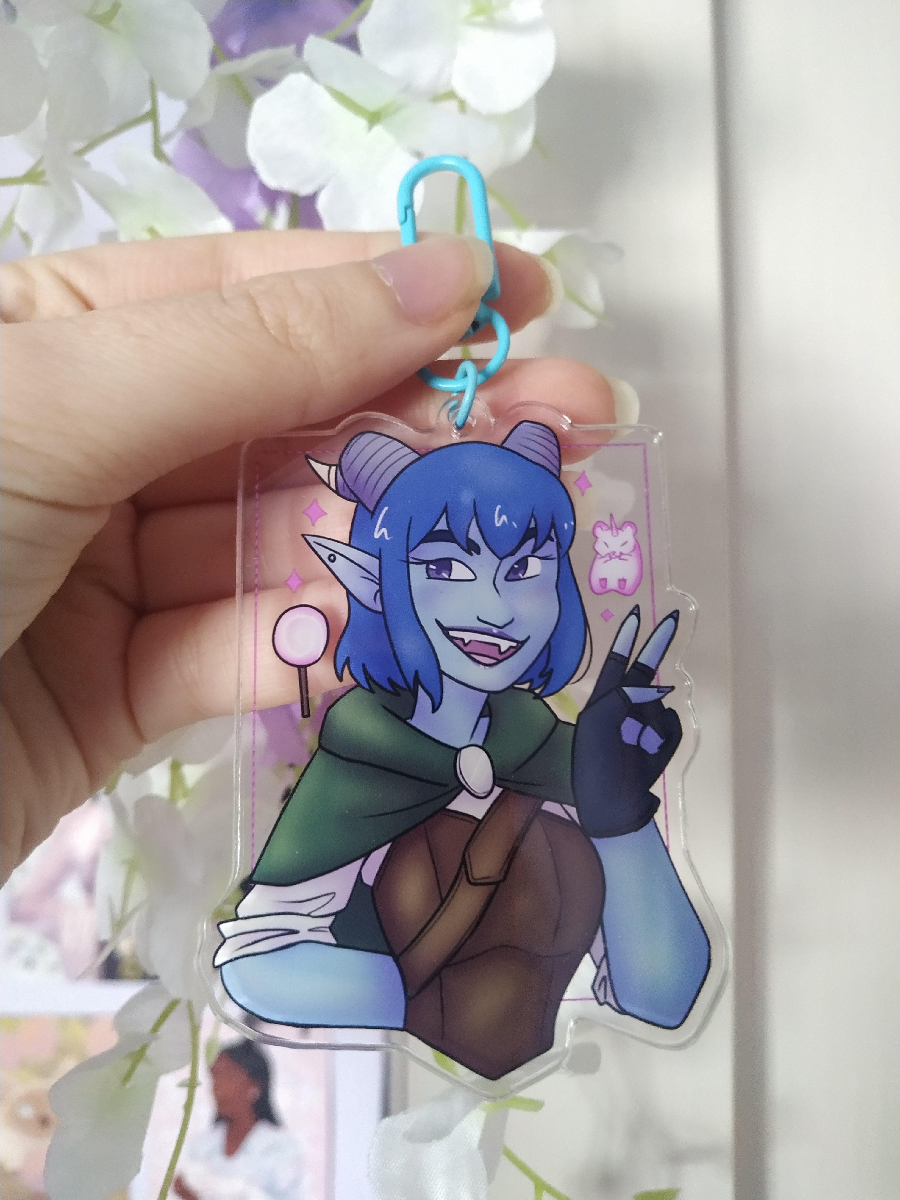 Critical Role Jester Acrylic Keychain