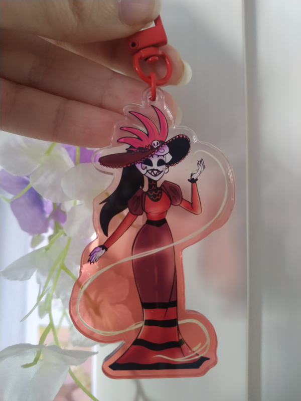 Hazbin Hotel: Rosie Colored Edge Acrylic Keychain