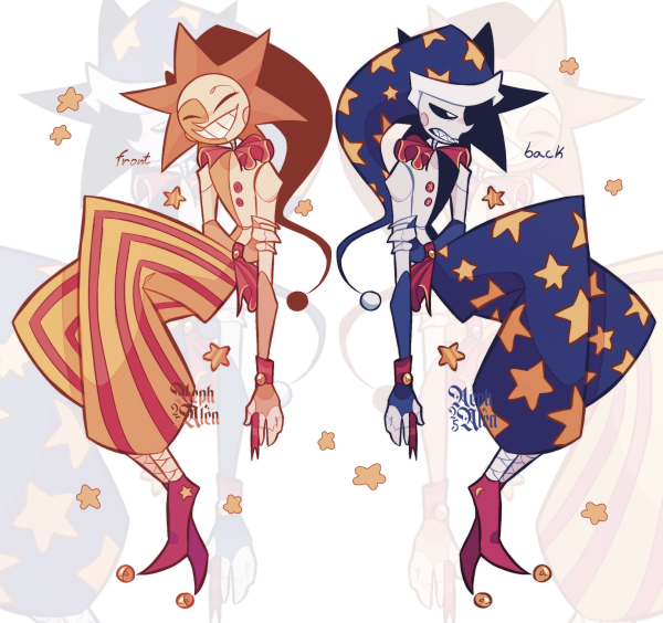 Sundrop / Moondrop Double Sided Keychains