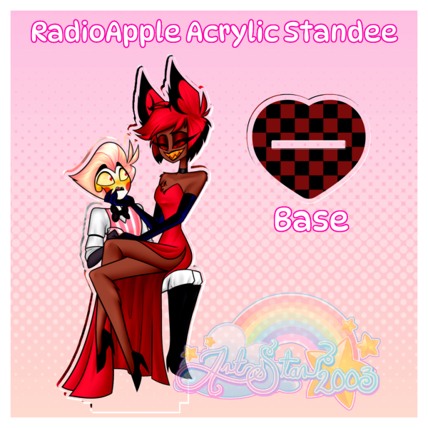 RadioApple Acrylic Standees