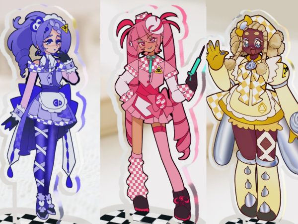 Poison Qt's  acrylic standee set 