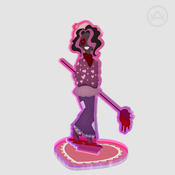 Bree Bree Colored Edge Acrylic Standees