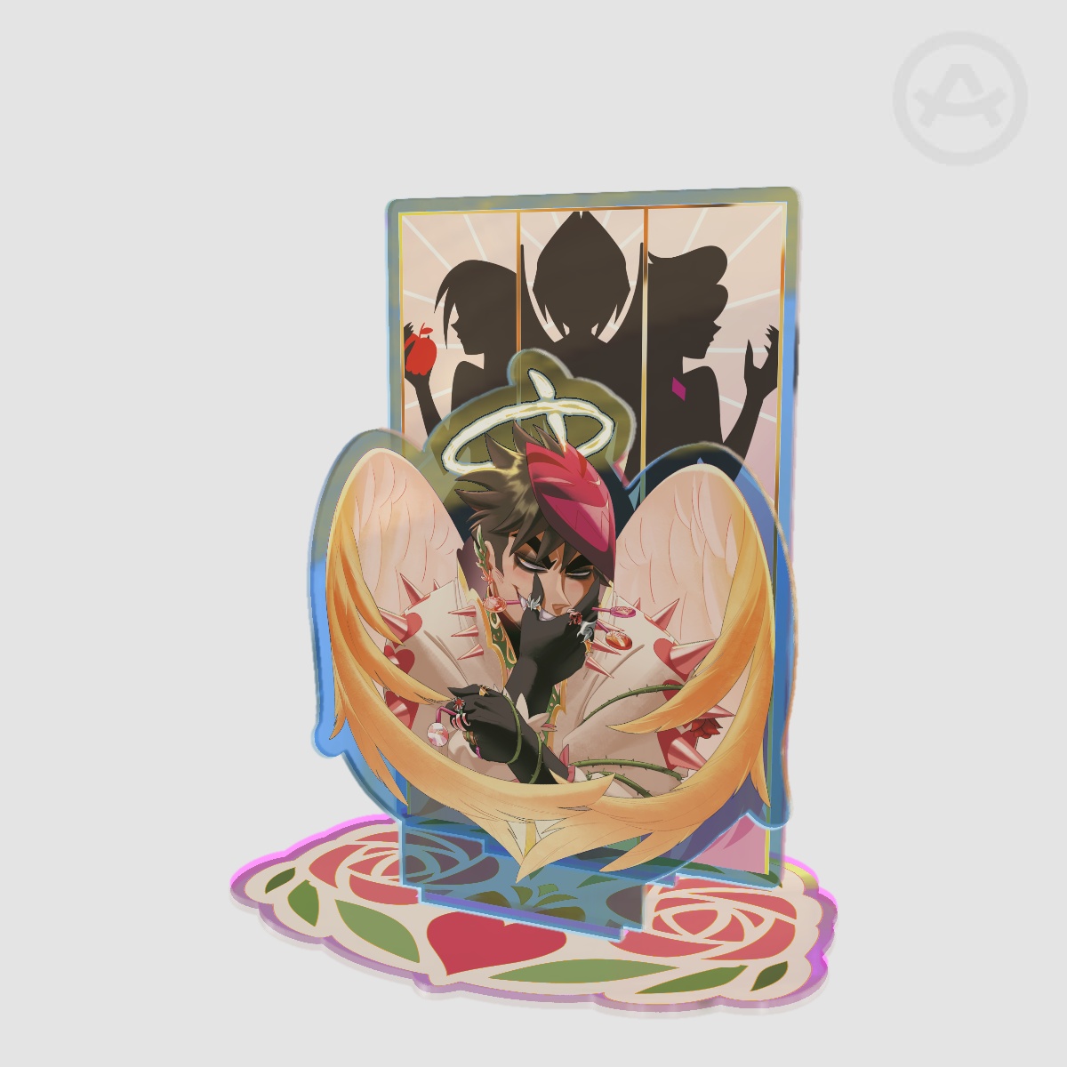 Hazbin Hotel Adam's Failed Love Life Rainbow Acrylic Standees