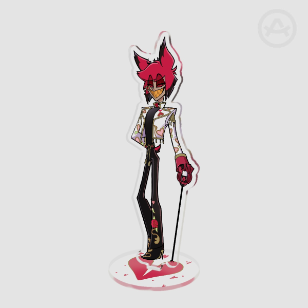 Alastor hazbin hotel Valentines day Standee || 20cm