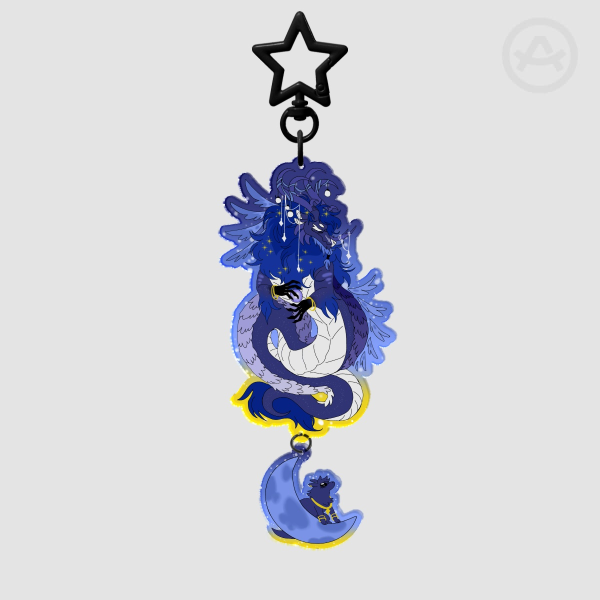Moon Sorceress OC Keychain