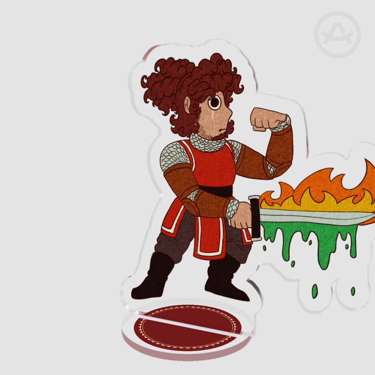 Medieval Magnus - Clear Acrylic Standee