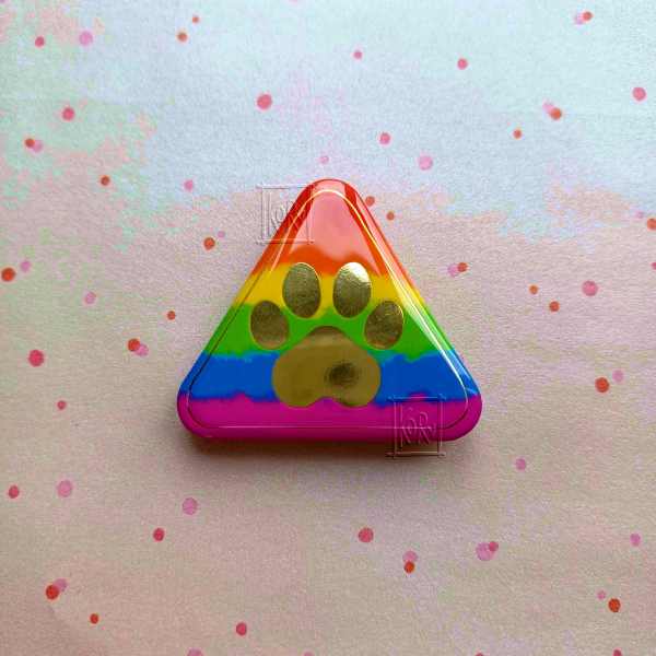 pride paw pin