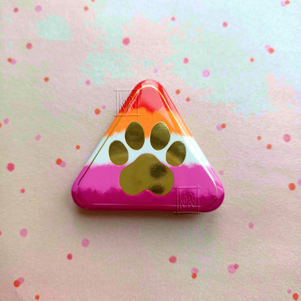 lesbian paw pin