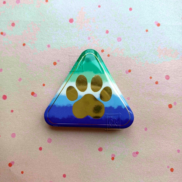 gay paw pin