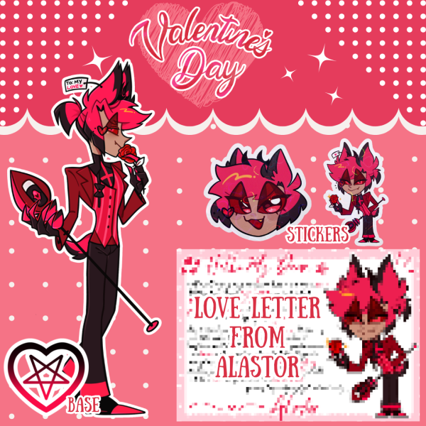 Alastor 2025 Valentine's Day Full Set || Hazbin Hotel