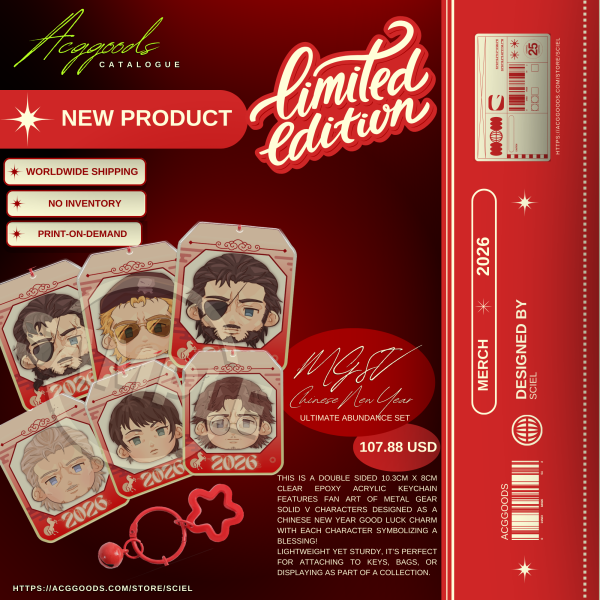 🧧ULTIMATE ABUNDANCE SET - MGSV CNY EXPOXY ACRYLIC CHARMS