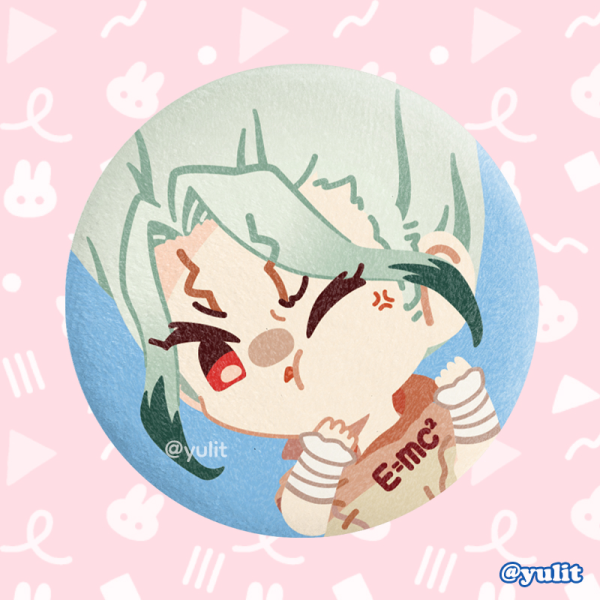 Dr.Stone - Senku Plush Badge