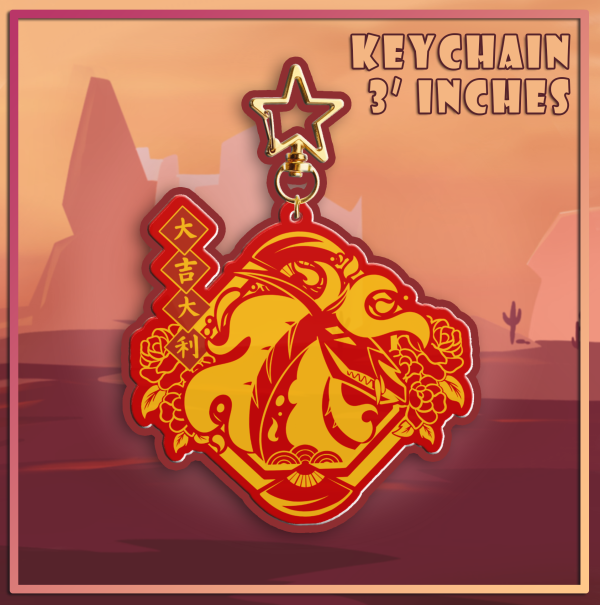 [Bombproof] Lunar New Year - Acrylic Keychain