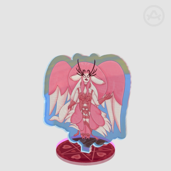 Speaker of God Valentines pink small rainbow standee