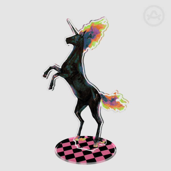 First Burn Dark Unicorn Acrylic Standee