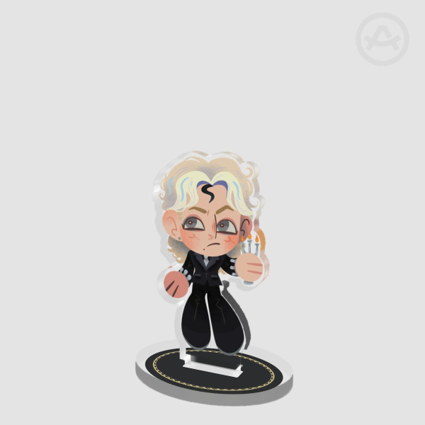Mini Jon Wick Scandalabra Date Everything Fanmade Clear Acrylic Standees