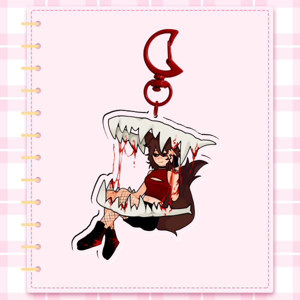 Rose Killer Keychain