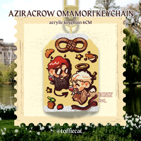 Aziracrow Omamori Acrylic Keychain