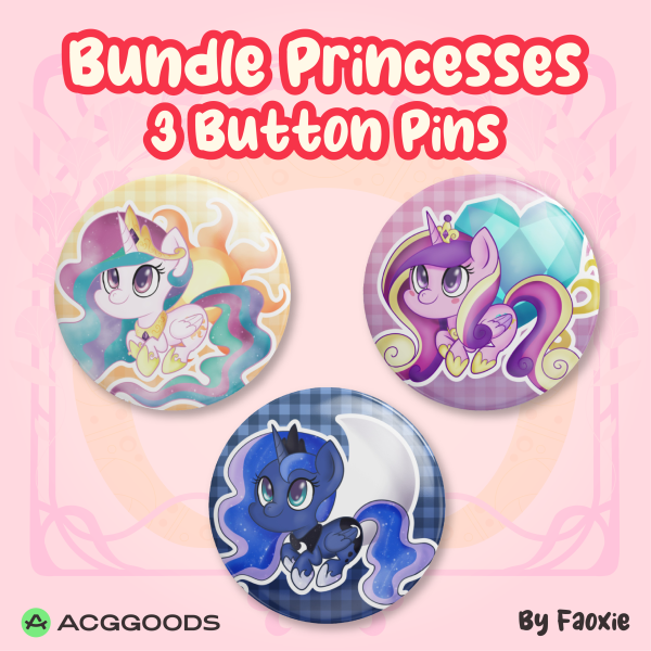 Bundle Pony Princesses - Badges