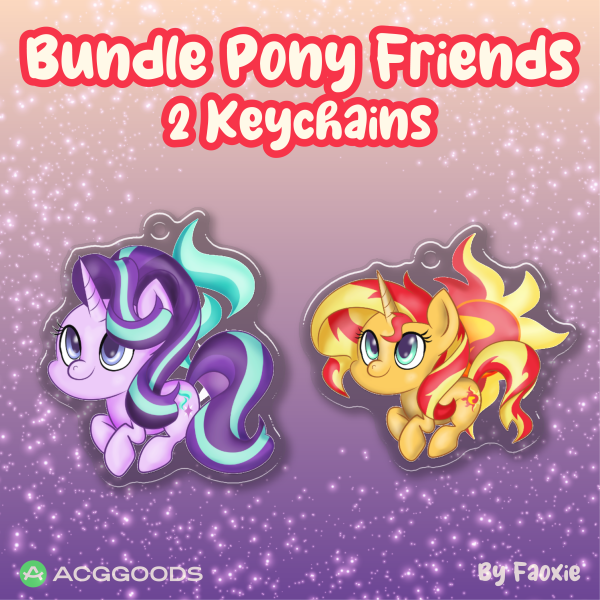 Bundle Pony Friends - Keychains