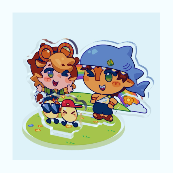 Triple Insert Acrylic Fobo Standee