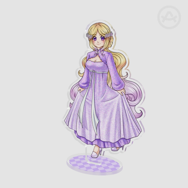 Winter Gala Elizabeth Clear Acrylic Standees