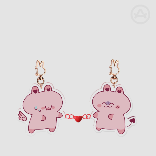 Acrylic Magnet Keychains