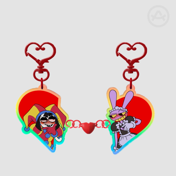 Evil Pomni x Maid Jax charms