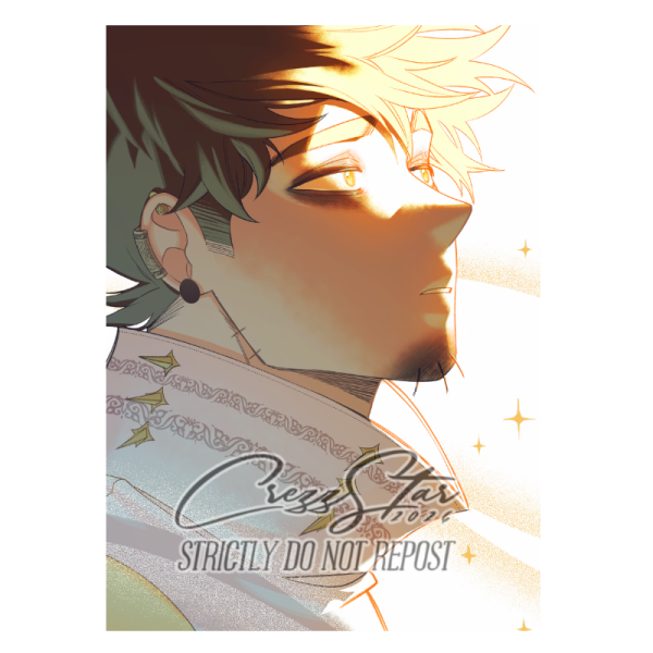 Hazbin Hotel : ✨ Hopeful Serenity ✨  Adam PRINT ( postcard size )