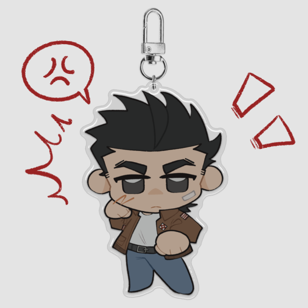 Ryo Hazuki Epoxy Keychain