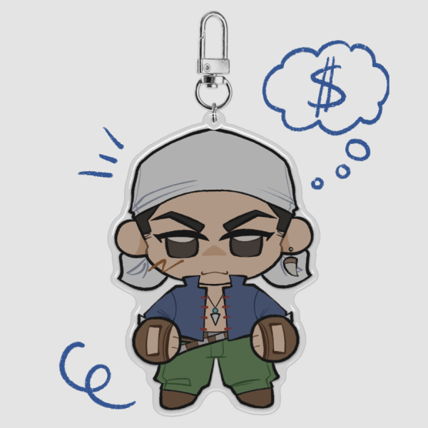 Wuying Ren Epoxy Keychain