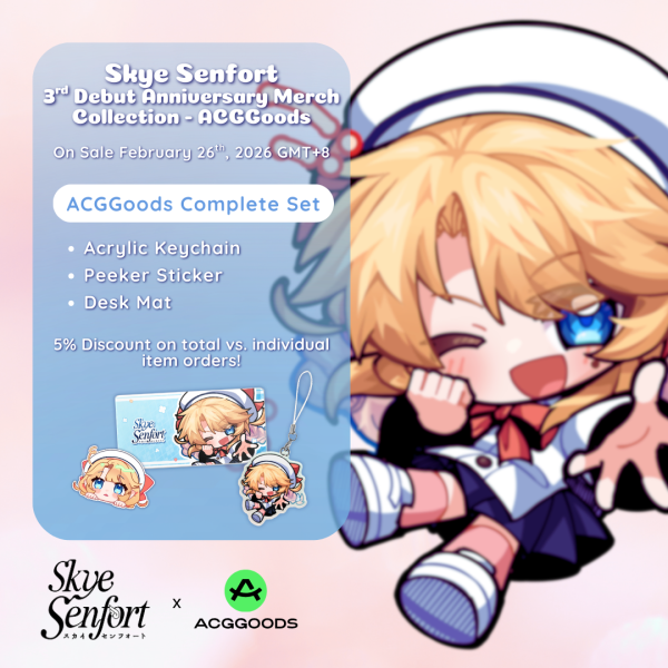 Skye Senfort's 3rd Debut Anniversary Merch ACGGoods Collection