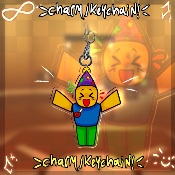 Party Noob Phone Charm