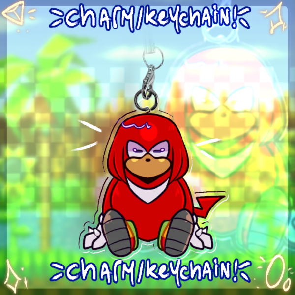 Knuckles Phone Charm