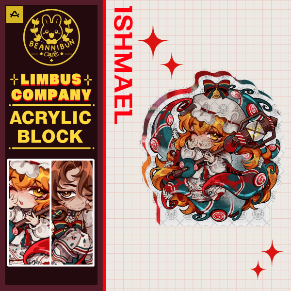 [ LIMBUS COMPANY ] Christmas Nightmare Ishmael Acrylic Block