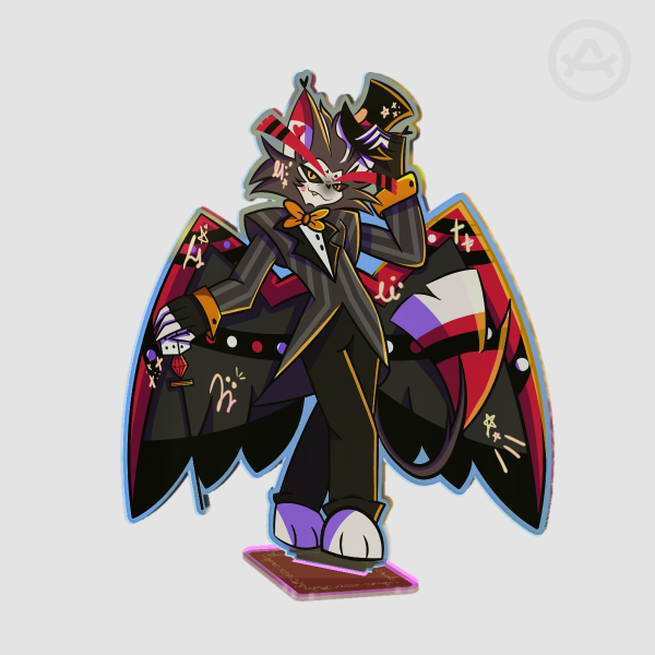 Husker Overlord Rainbow Acrylic Standees