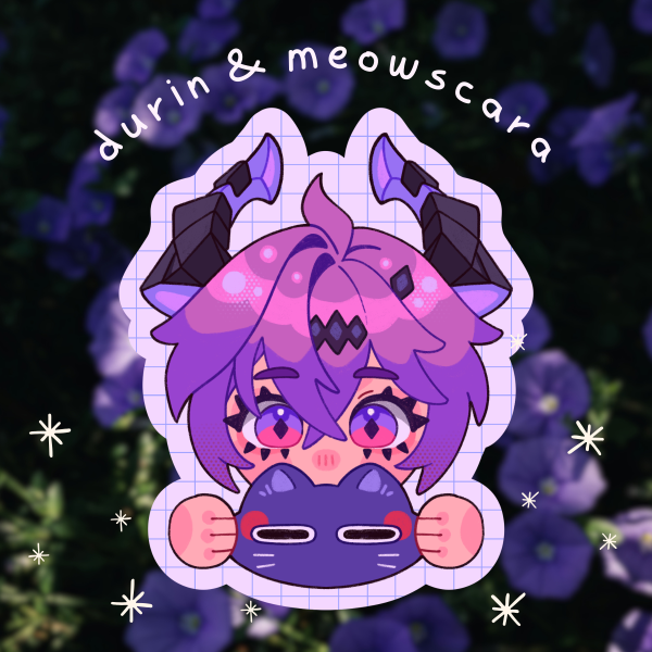 Durin & Scarameow Sticker [Genshin Impact]