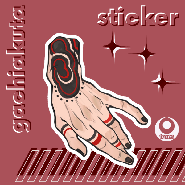 GACHIAKUTA - Enjin Hand Sticker