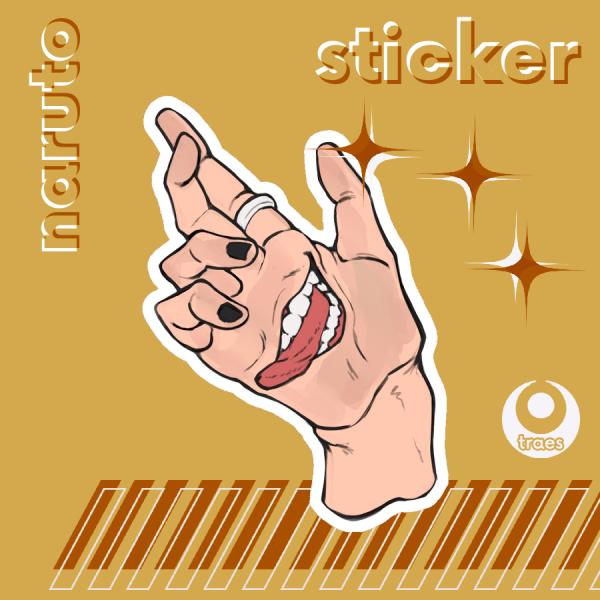 NARUTO - Deidara Hand Sticker
