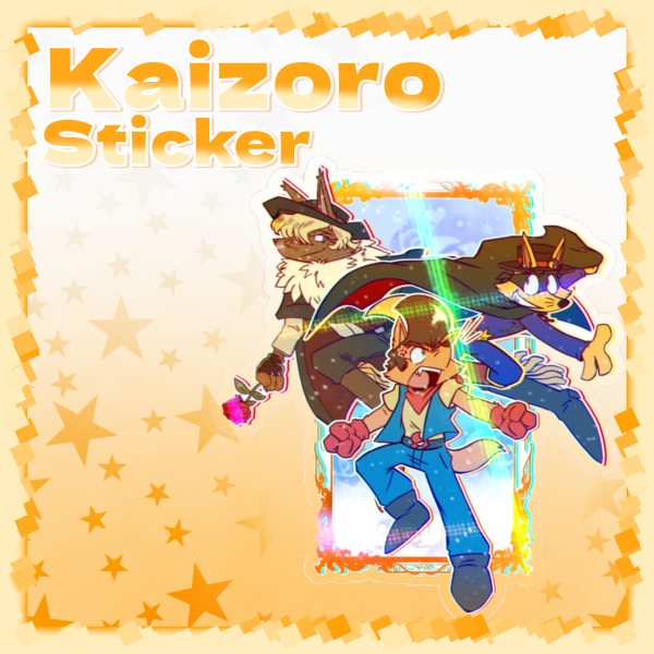 Kaizoro Rivals Die Cut Sticker
