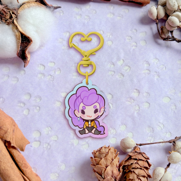 Rumi Huntrix - Rainbow keychain