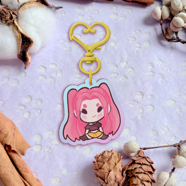 Mira Huntrix - Rainbow keychain