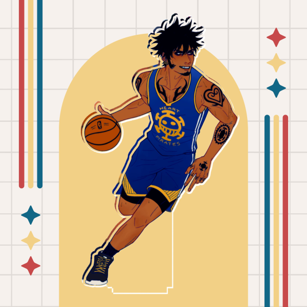 Law Basketball Player Acrylic Standee