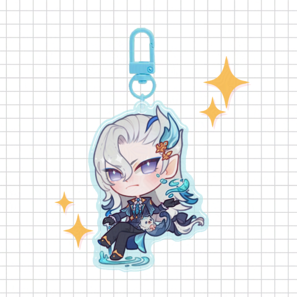Genshin Impact: Neuvillette Keychain